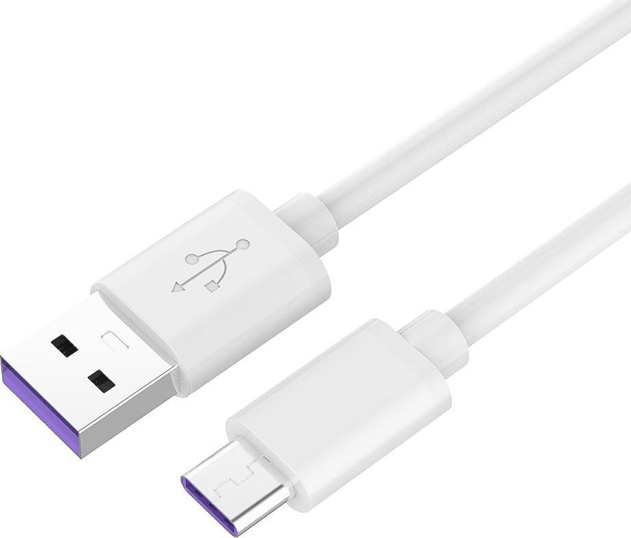 Kabel USB PremiumCord USB-A - USB-A 1 m Biały (ku31cp1w)