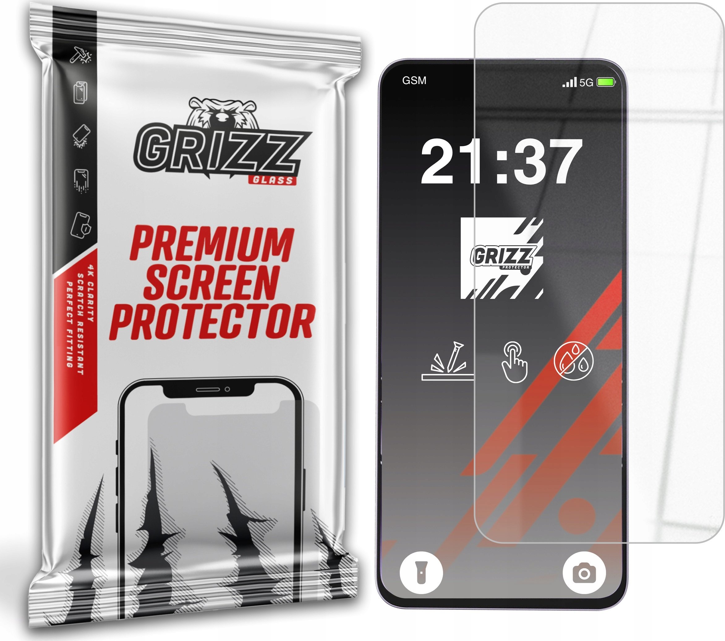 GrizzGlass Szkło hybrydowe GrizzGlass HybridGlass do Realme Narzo 70 Turbo