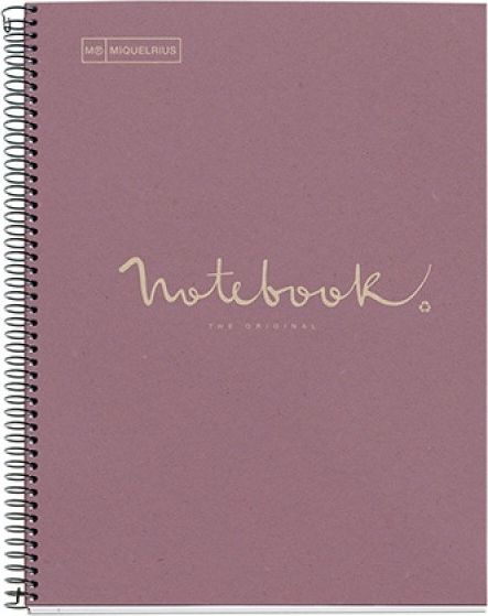 MIQUELRIUS Kołonotatnik NB-1 Emotions, A4, w kratkę, 80 kart., 90g