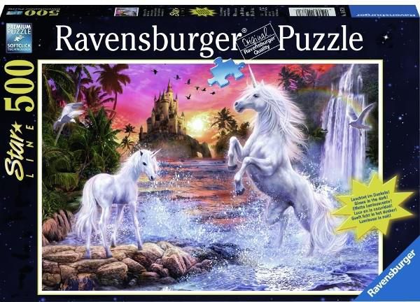 Ravensburger 500 EL. Jednorożec nad rzeką (148738)