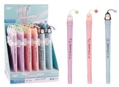 Długopis świecący niebieski 0,7mm (36 szt)