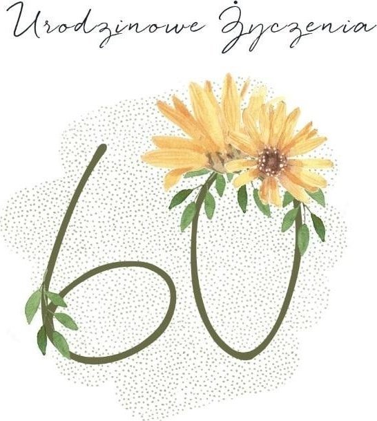 Karnet Swarovski kwadrat CL4560_PO Urodziny 60