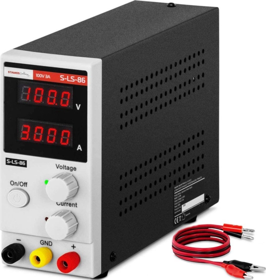 Stamos Zasilacz laboratoryjny serwisowy regulowany 0-100 V 0-3 A 300 W