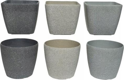 Kaemingk Doniczka osłonka plastikowa mix 22 cm