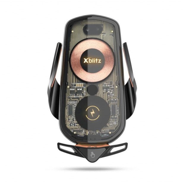 Uchwyt samochodowy Xblitz FX6 Exclusive, automatyczny, z funkcją bezprzewodowego ładowania