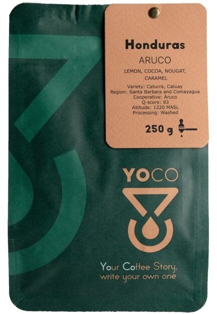 Kawa ziarnista YoCo Kawa ziarnista Honduras Aruco Espresso 250g