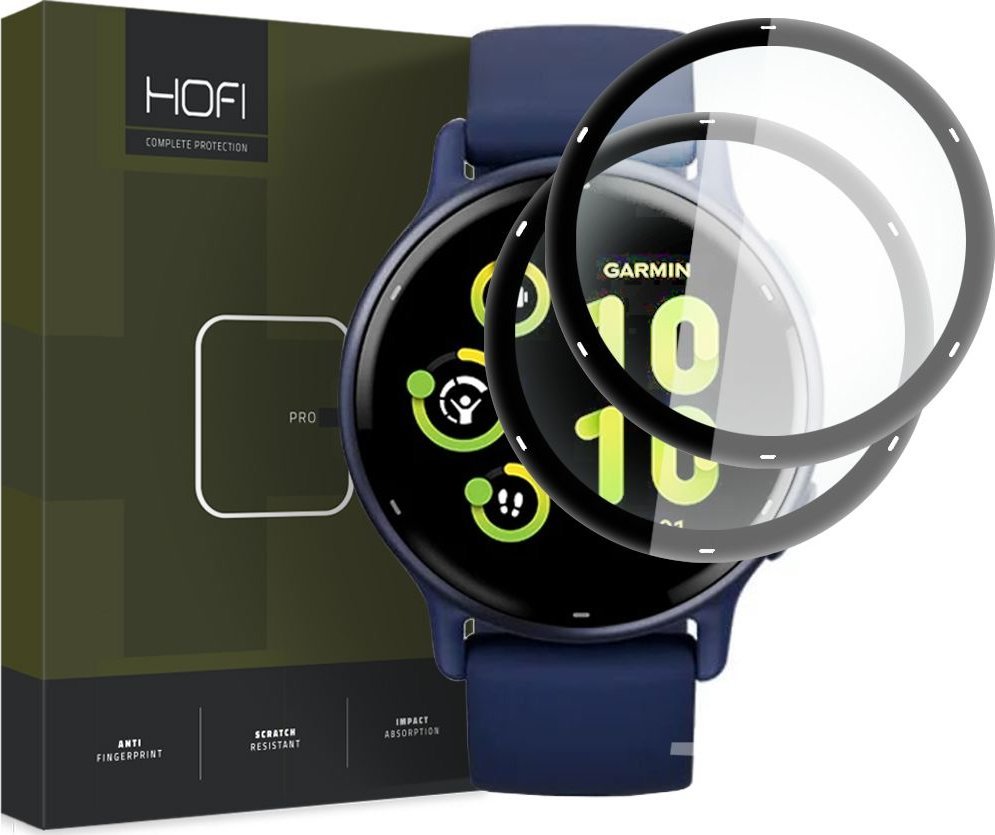 Hofi SZKŁO HYBRYDOWE HOFI HYBRID PRO+ 2-PACK GARMIN VIVOACTIVE 5 BLACK
