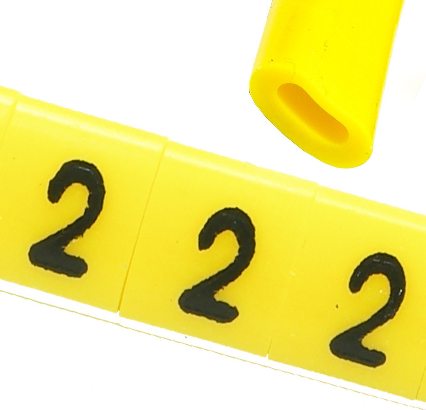 Ergom Oznacznik przewodów OZ-0 2 żółte 100szt