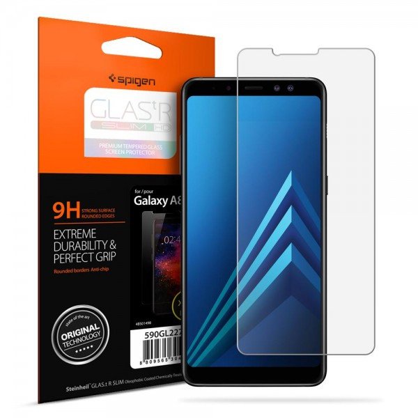 Szkło hartowane SPIGEN - Samsung Galaxy A8 2018 Szybka ochronna