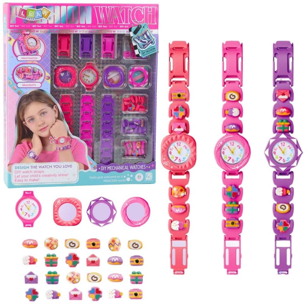Zestaw Kreatywny Do Robienia Zegarków Bransoletek DIY EDUKAMP