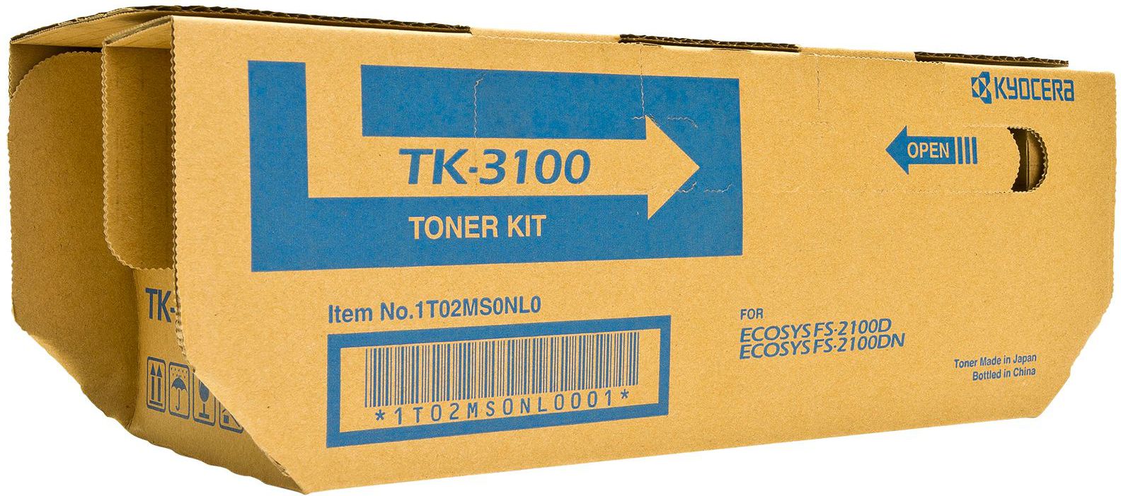 Toner Kyocera TK-3100 Black Oryginał (1T02MS0NL0)