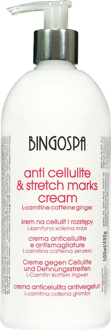 BingoSpa Krem na cellulit i rozstępy BingoSpa L-karnityna, kofeina, imbir