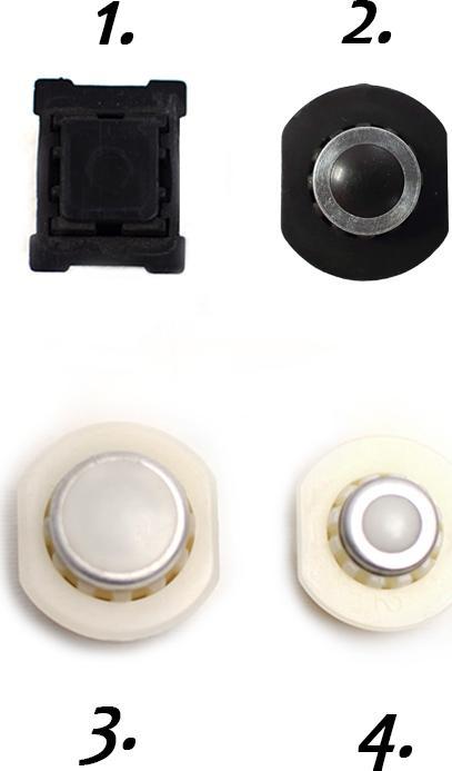 Geoline Zatrzaski do łaty - różne rodzaje