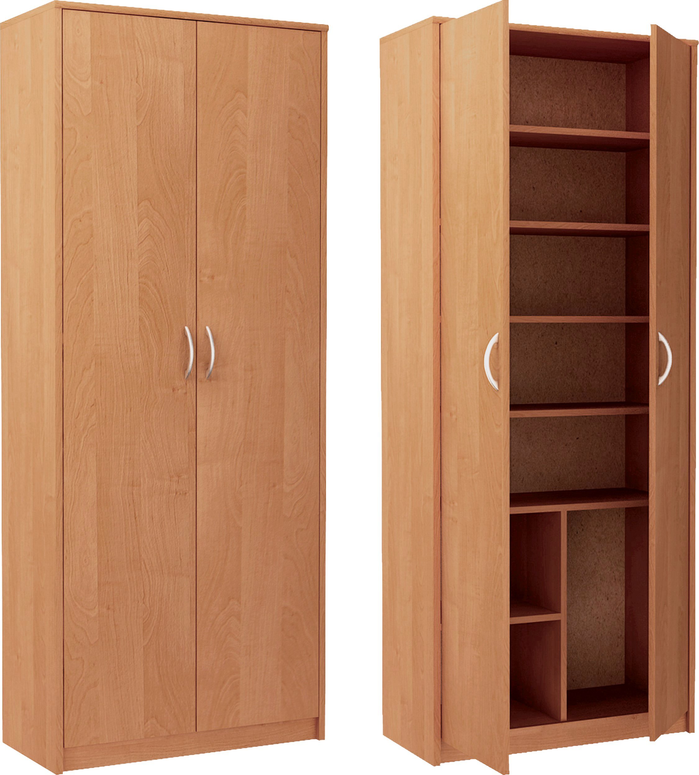 Meble-Bestseller Regał Zamknięty R004 Olcha 180x74x35 cm