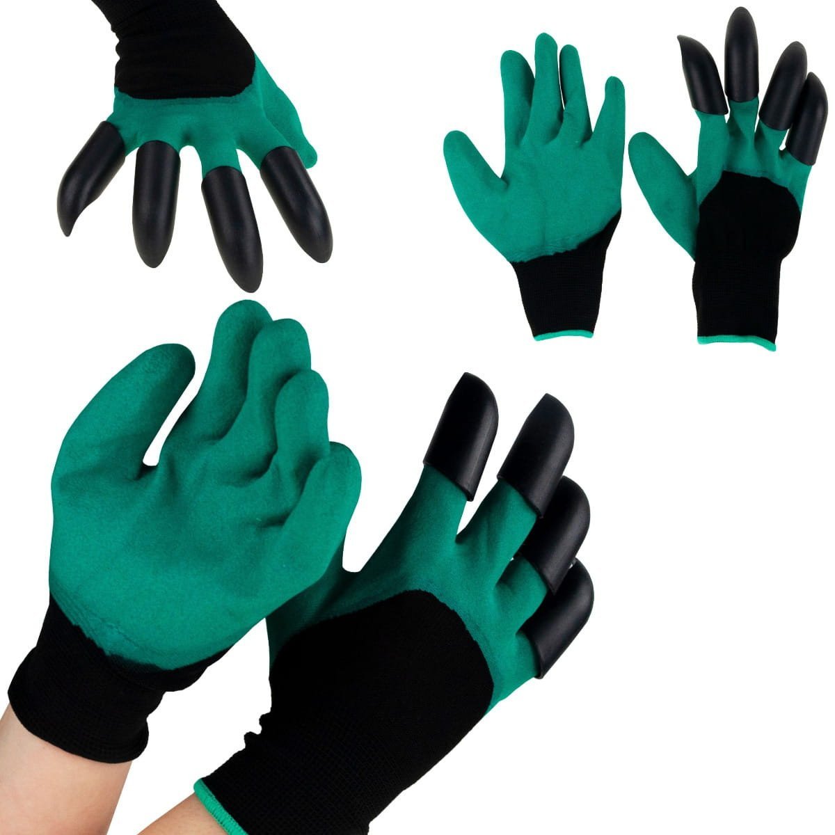 ZZ63 RĘKAWICE RĘKAWICZKI OGRODOWE PAZURY GRAB Z PAZUREM