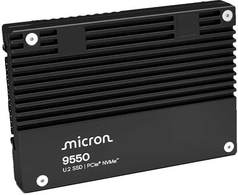 Micron 9550 MAX - SSD - Enterprise, Mixed Use - verschlusselt - 6.4 TB - intern - 2.5" (6.4 cm) - U.2 PCIe 5.0 x4 (NVMe) - TCG Opal Encryption 2.02 -