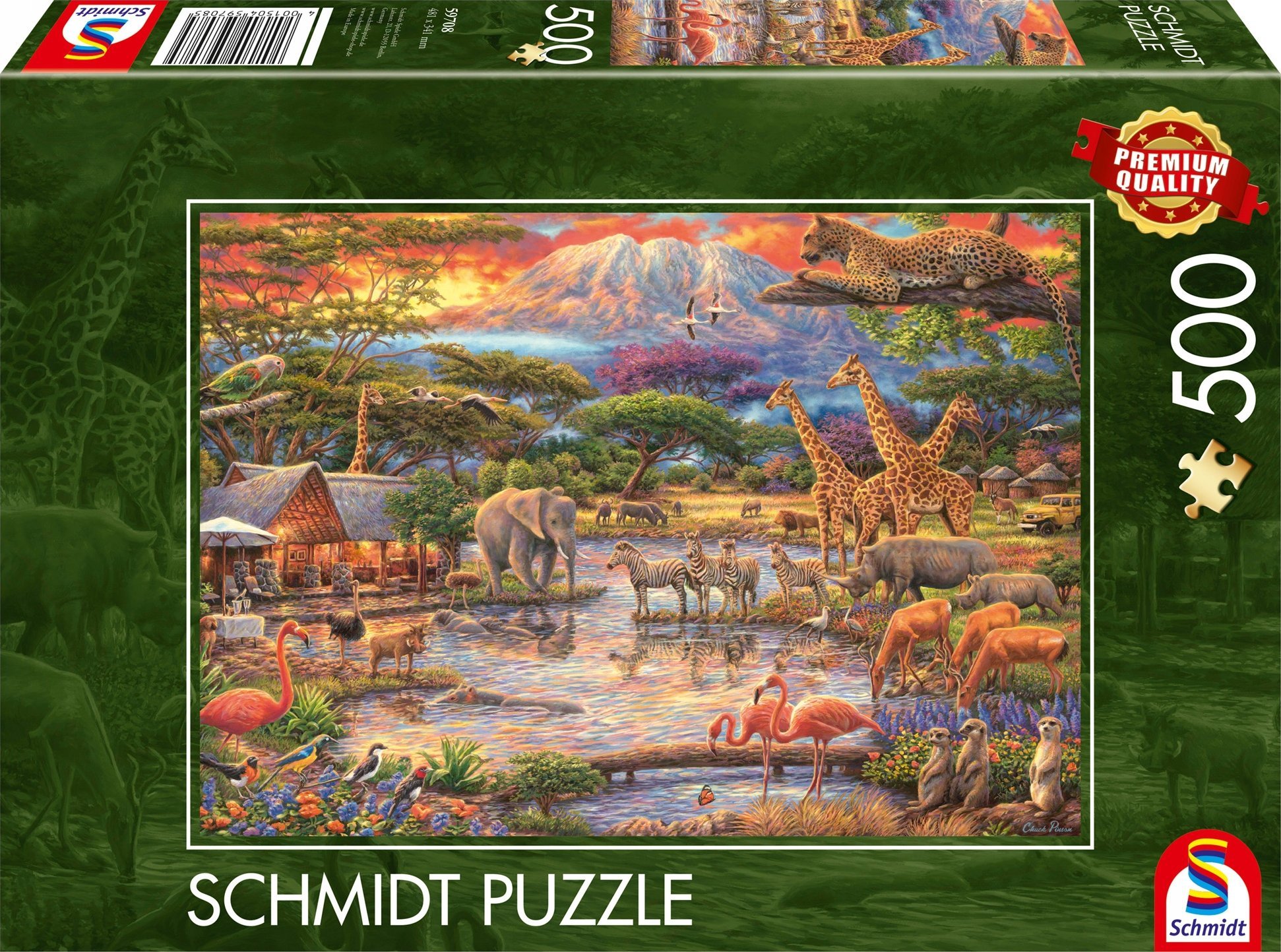 Schmidt Spiele Puzzle PQ 500 Raj pod Kilimandżaro G3