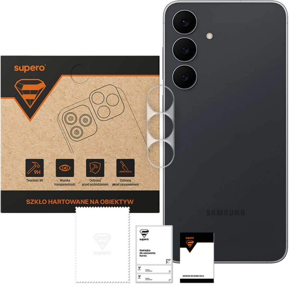 SUPERO Szkło hartowane do Samsung Galaxy S25 FE