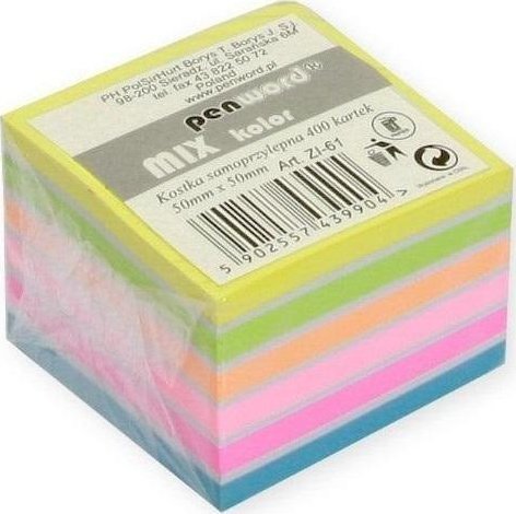 Kostka biurowa mix 50x50mm 400K