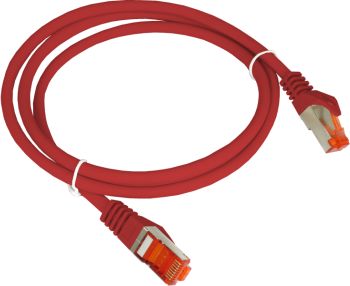 Alantec Patch-cord F/UTP kat.6 PVC 0.5m czerwony (KKS6CZE0.5)