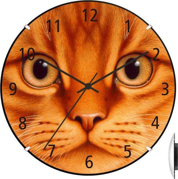 Atrix Zegar ścienny Atrix ATE900KK BL SW Kot 28 cm