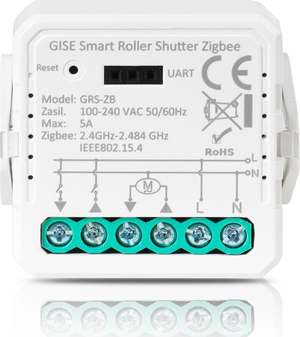 Gise GISE SMART Sterownik roletowy Zigbee | Roller Shutter Zigbee | Tuya | GRS-ZB