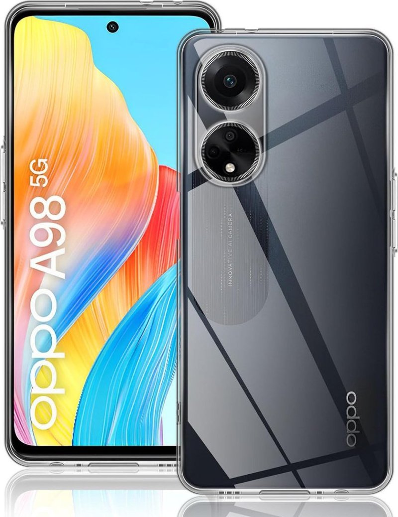 Braders Etui Clear Case 2mm Transparentne do Oppo A98 5G