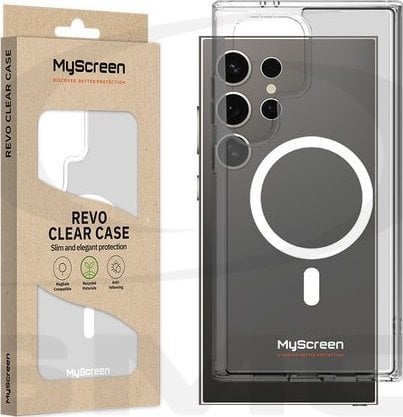 MyScreen Protector Etui do Samsung Galaxy S24 Ultra MyScreen REVO CLEAR CASE MagSafe