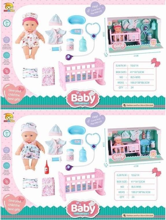 Zestaw Lalka BLS-W95 mix