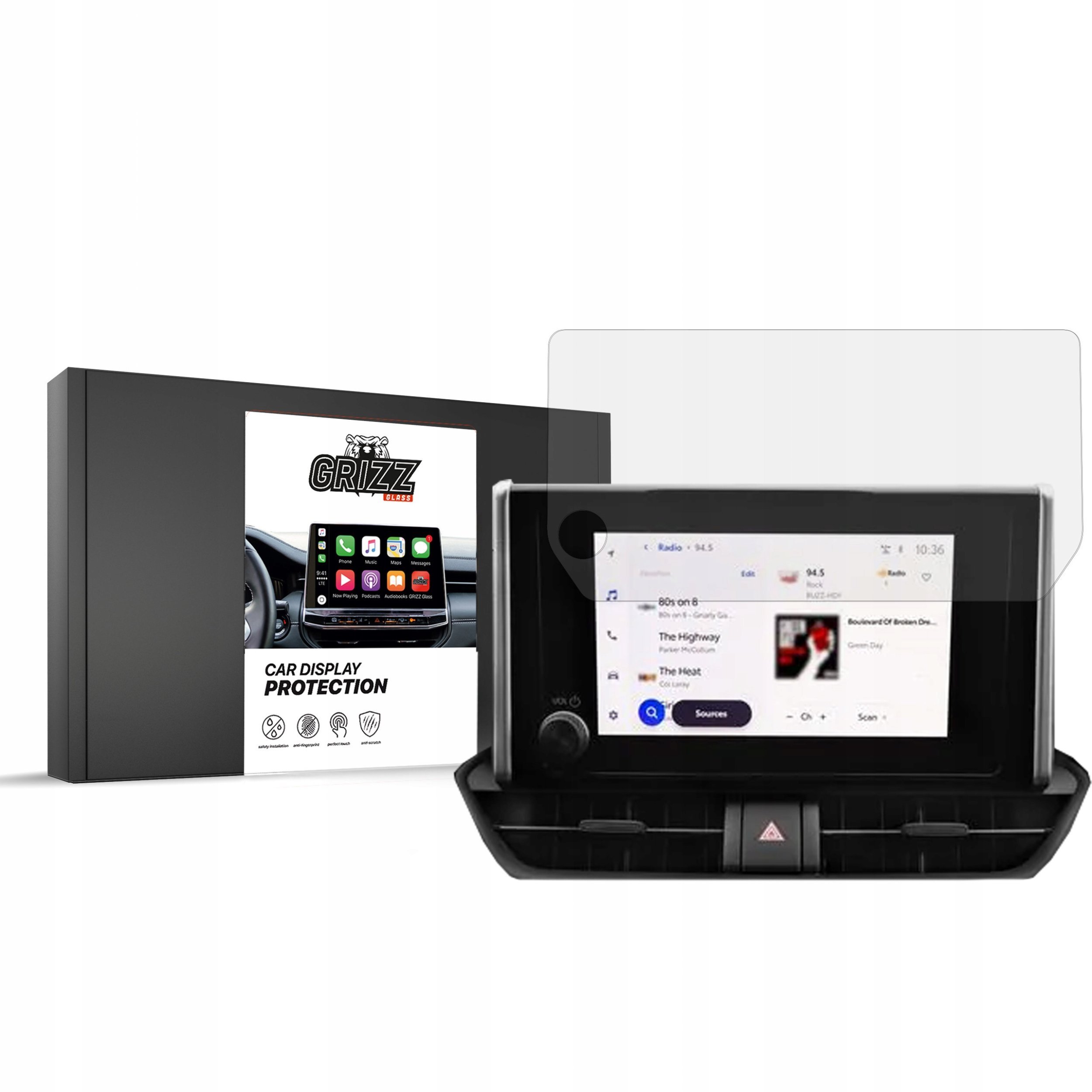 Folia matowa GrizzGlass CarDisplay Protection do Toyota RAV-4 5 2019-2025