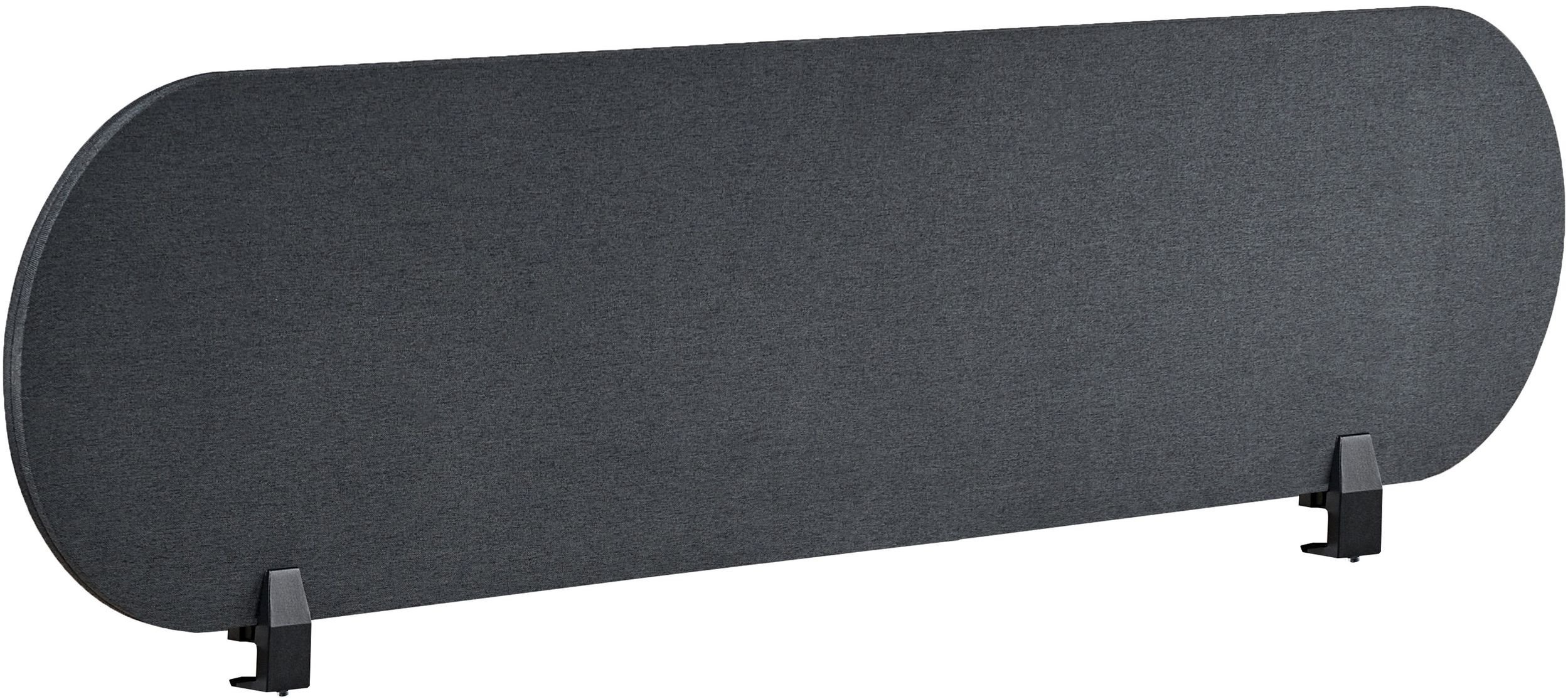 Przegroda na biurko 160 x 40 cm ciemnoszara SPARKY