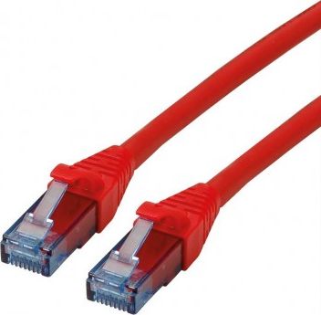 Roline ROLINE UTP Patchcord Cat.6a Component Level, LSOH, czerwony, 7.5 m