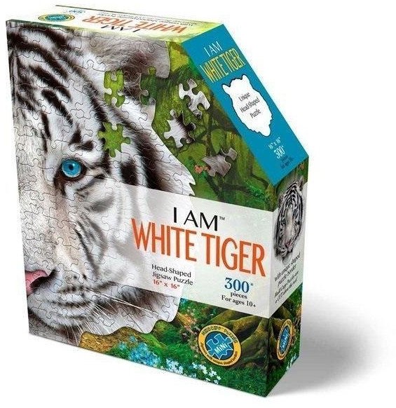 Puzzle konturowe 300 I am - Biały Tygrys