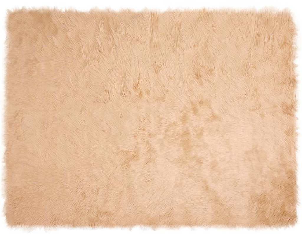 vidaXL Sztuczny dywan wełniany beżowy Poliester 240 x 340 cm