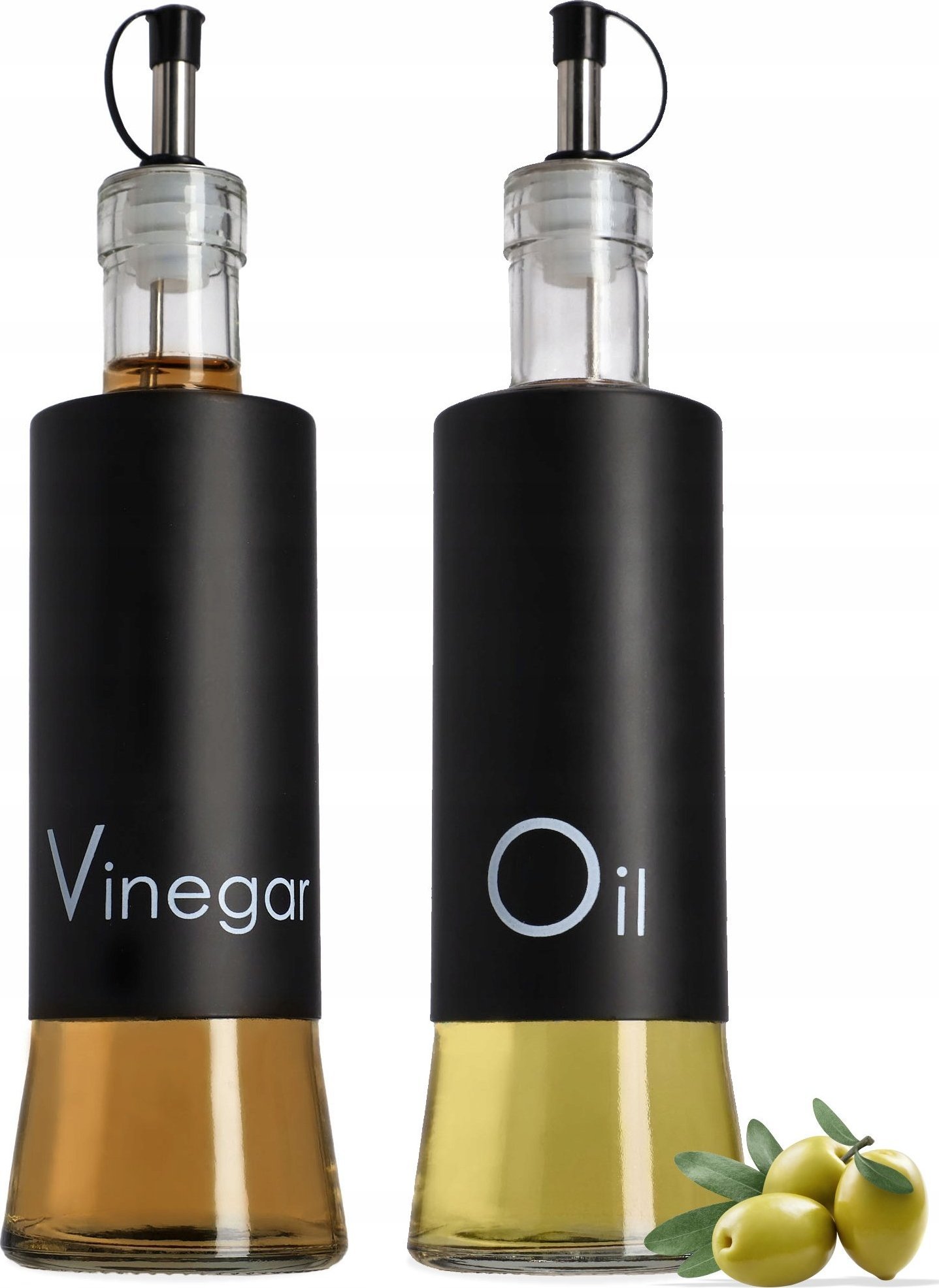 Kadax Butelka Na Oliwę Olej Szklana Dozownik 320ml 2szt