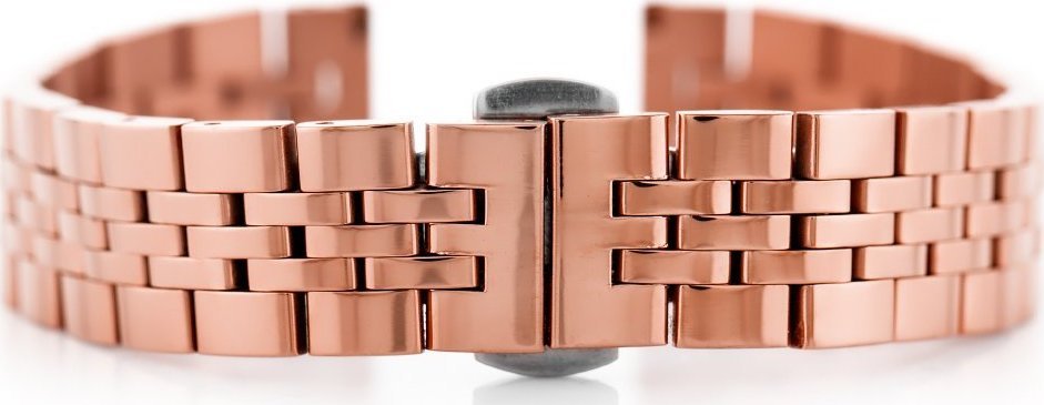 Bransoleta Pacific Model 4 - różowozłota 16mm