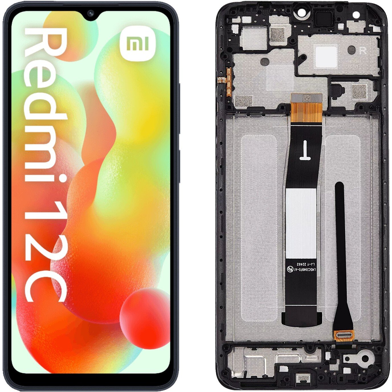 Wyświetlacz do Xiaomi Redmi 12C LCD 22126RN91Y / 22120RN86G Ekran Ramka