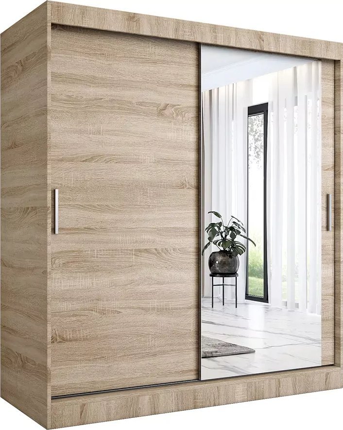 Elior Szafa przesuwna dąb sonoma 180 cm - Palmira 5X