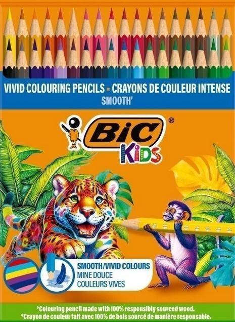Bic Kredki drewniane Kids Smooth ECO* 48szt BIC