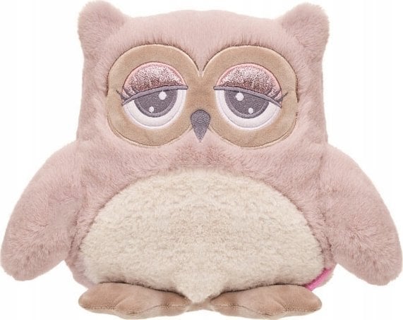 Beppe Maskotka Sowa Abby 23 cm różowo-kremowa