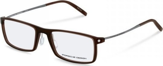 Porsche Design Ramki do okularów Męskie Porsche Design P8384-D-55 55 mm Brązowy