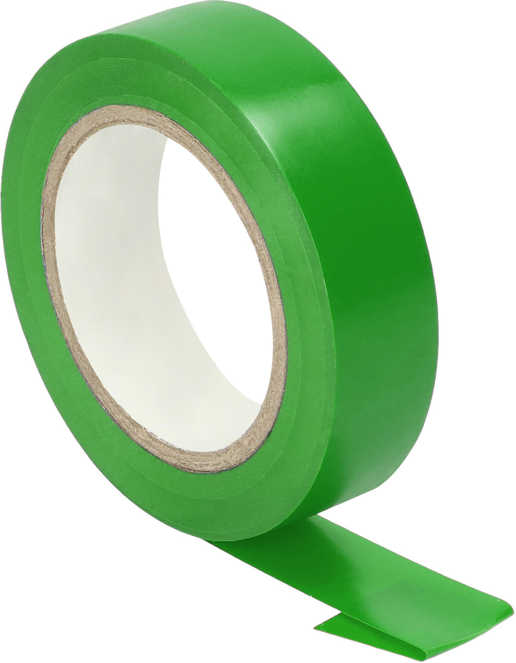 Taśma izolacyjna zielona, uniepalniona, szerokość 15mm, grubość 0,13mm, długość 10m