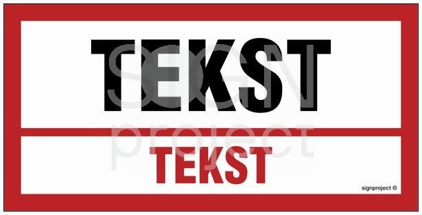 ZN039 - Znak na zamówienie Wzór B-027 600x300