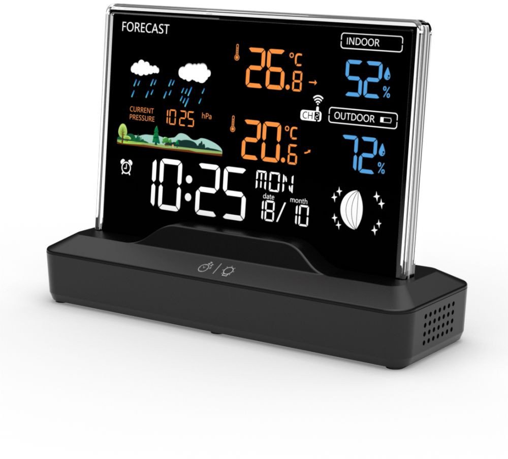 Stacja pogody pogodowa z zewnętrznym czujnikiem Manta Windy MTO100B