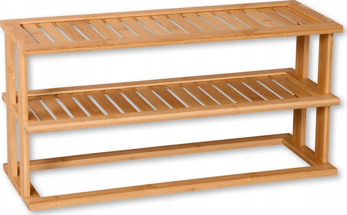Kesper Bambusowa półka kuchenna na blat, dwupoziomowa, 55 x 20 cm, Kesper