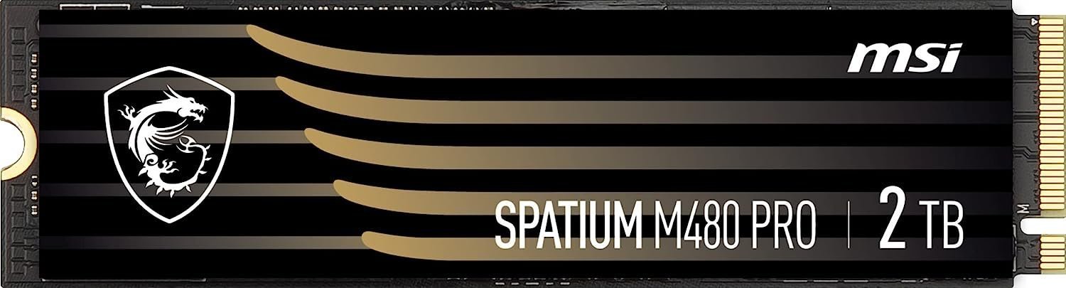 Dysk SSD MSI Spatium M480 Pro 2TB M.2 2280 PCI-E x4 Gen4 NVMe (S78-440Q600-P83)