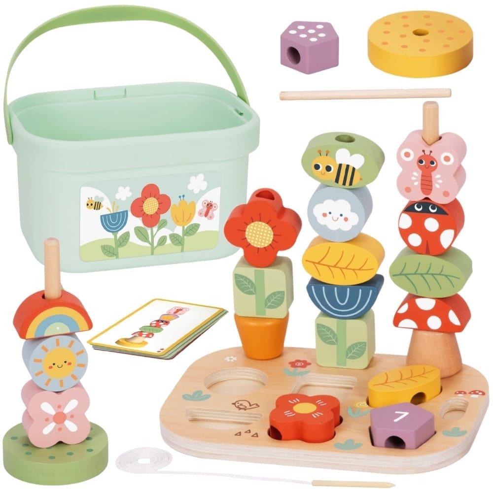 TOOKY TOY Box Edukacyjny 5 w1 Magiczny Ogród Montessori