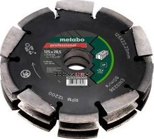 Metabo TARCZA DIAMENTOWA SEGMENTOWA DO BRUZDOWNICY 125MM