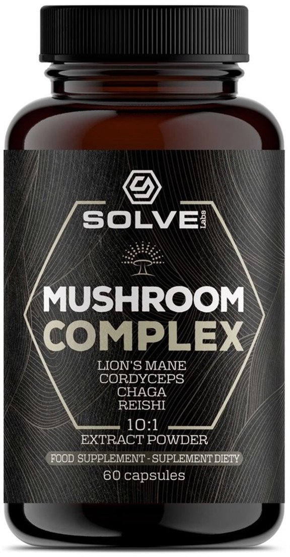 Solve Labs Mushroom complex suplement diety 60 kapsułek