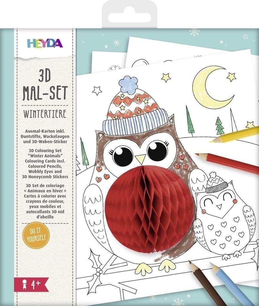 Top Graphic Malowanka 3D - Winter Animals